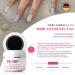 Nails Factory UV Color Gel 5ml - Black Jack (Black) | Medium Viscosity Color Gel for Geln gel | Made in Germany | Self-Smoothing Nail Design Solutions - Buy Online on GoSupps.com