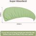 2 Pcs Microfiber Hair Towel Wrap - Quick Dry for All Hair Types | Perfect for Women Men & Kids - Green Color - Buy Online on GoSupps.com