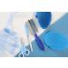 16-Piece Rabbit Grooming Kit with Brush, Hair Remover, Comb, Nail Clipper, Shampoo Bath Brush - Blue | For Rabbits, Guinea Pigs, Hamsters, Bunnies - Buy Online on GoSupps.com
