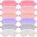 SATINIOR 12 Pack Plush Eye Mask Furry Eye Covers for Sleeping Faux Fur Eye Mask Eye Mask for Sleeping Sleeping Blindfold for Girls and Adult Eye Protection (Multiple Color)