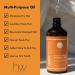 Hairworthy Organic Hairrepair Oil - Argan, Coconut, Jojoba, Almond & Vitamin E for Damaged Hair - Buy Online on GoSupps.com