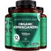 Organic Ashwagandha 1200mg 5% Withanolides Extract - 365 Tablets | Highest Concentration | Vegan | UK Supplier - Buy Online on GoSupps.com