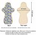 Organic Reusable Menstrual Pads Heavy Flow 3 PCS - LUCKYPADS Sanitary Napkins for Women - 11.81 Inch Day Pad Plus - Buy Online on GoSupps.com
