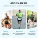Jimkan Triathlon Start Number Band | Waterproof Running Belt with Storage Bag & Gel Holders for Triathlon Marathon & Running (Black) - Buy Online on GoSupps.com