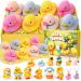 Duck Bath Bombs for Kids with Toys Inside Bubble Bath Fizzers with 14 Duck Surprise Bath Toys Organic Natural Bath Bomb Spa Fizzy Birthday Christmas Gifts for 3 4 5 6 7 8+ Year Old Girls Boys