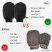 Thickened Exfoliating Glove for Shower - 2 Pack Black Exfoliating Body Scrubber - Dead Skin Remover and Exfoliator - Great for Spray Tan Removal - Korean Mitt for Keratosis Pilaris - Buy Online on GoSupps.com