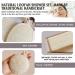 Natural Loofah Sponge Back Exfoliating Scrubber Combo Set for Deep Cleansing Skin and Facial Exfoliation - Buy Online on GoSupps.com