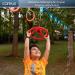 Ninja Wheel Obstacle for Kids - Hanging Monkey Wheel for Warrior Course with Swivel Slackline Spinner Attachment - Buy Online on GoSupps.com