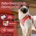 Supet Cat Dishes - Soft Cat Vest with Leash for Kittens & Small Dogs (Chihuahua) - L Size (Chest 38-43 cm) - Durable & Stylish in Red - Buy Online on GoSupps.com