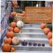 Yardenfun 5pcs Artificial Pumpkins Adornments Halloween Simulated Fake Faux Thanksgiving Mini Ornaments Foam Grey 14X12.5X12.5CM - Buy Online on GoSupps.com
