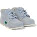 Kickers Unisex Kids Kick Hi Leather Ankle Boot - Baby Blue | 4 UK Child - Buy Online on GoSupps.com