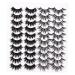 minkissy 20 Pairs Dense Eyelashes dense natural Imitation mix eyelash 3d Fake eyelashes Assorted set make up three-dimensional False Eyelashes cross Women False Eyelash eyelashes