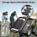 Waterproof 360 Rotatable Bicycle Phone Holder | Outdoor Handlebar Bracket for 7 Smartphones & GPS - Black - Buy Online on GoSupps.com