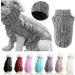 Shop Cozy Dog Roll Collar Knitting Sweater - Winter Coat for Small Medium & Large Dogs - Gray Size S - Buy Online on GoSupps.com