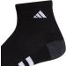 adidas Men's Cushioned 3.0 Quarter Socks - 3-Pack, Large, Black/Onix Grey/White - Buy Online on GoSupps.com