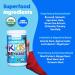 Kids Organic Super Greens Powder | All-In-One Multivitamin with Fruits & Veggies | No Fillers Sugars or Synthetic Vitamins - Healthy Kids Nutrition Shake - Buy Online on GoSupps.com