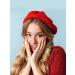 Trounistro 4 Pack Beret Hat French Beret Cap - Winter Fashion Solid Color Hat for Women/Girls/Ladies - Color Set 1 - Buy Online on GoSupps.com
