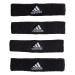 adidas Interval 3/4-inch Bicep Band Black/White One Size