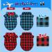 GINDOOR 2 Pack Plaid Dog Shirt with Bow Tie Combo for Small, Medium, Large Dogs and Cats - Cute Boy Dog Clothes for Birthday Party and Holiday Photos - Buy Online on GoSupps.com