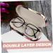 Buy Gatuida Versatile Glasses Case - Double Usage Storage for Contact Lenses & Glasses | Portable Hard Shell Organizer for Pine Trainers - Buy Online on GoSupps.com