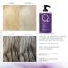 Qure Silver Mask - Anti-Yellow Hair Mask for Keratin Smoothing | Professional Formula for Blonde Gray & White Hair | Sulfate-Free 300ml - Buy Online on GoSupps.com