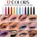 Color Eye Liner - Waterproof Colored Matte Lip Liner | Matte Eyeshadow Highlight Pen Rainbow Eye Liner Soft Crayon Eye Shadow Set for Halloween Festival Makeup - Buy Online on GoSupps.com