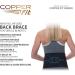 Copper Fit ICE Adjustable Compression Back Brace with Menthol Infusion - Black | Unisex - Buy Online on GoSupps.com