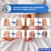 Dr Derma Fungal Nail Treatment | Toe Nail Fungal Treatment | Fungal Nail Treatment For Toenails Extra Strong Patches | 9 Hour Overnight Renewal Extra Strength Fungal Nail Patches (40 Patches) - Buy Online on GoSupps.com