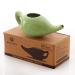 2activelife Ceramic Neti Pot for Nasal Rinse Yoga Jal Neti Pot Sinus & Congestion Relief 225ml Capacity Freckle Green Pattern Durable Leak-Proof Dishwasher Safe - Buy Online on GoSupps.com