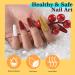 Red Gel Nail Polish Set - 8 Classic Colors, Shimmer Red, Burgundy, White, Yellow - Soak Off LED Gel Kit - DIY Minicure at Home - 7.5ml - Buy Online on GoSupps.com