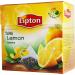 Buy Lipton Black Tea with Lemon - 20 Premium Pyramid Tea Bags (Pack of 3) - International Shipping Available - Buy Online on GoSupps.com