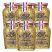 Grey Poupon Old Style Seed Mustard 210g x Pack of 6 French Mustard Brown Prepared with White Wine Whole Grain Mustard