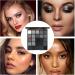 Palette Paupi res Smoky - M lange Teintes Sombres 25 Couleurs Froides + Haut Pigment Poudre Longue Tenue Mat Scintillant - pour Soir e Gothique & Maquillage Halloween - Buy Online on GoSupps.com