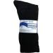 Yacht&Smith Women's Diabetic Socks 12 Pairs Black - Superior Comfort, Loose Fit for Neuropathy & Edema - Buy Online on GoSupps.com