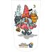 Heal with Appeal Amputee stump sock Halloween Gnome Girl v1 3Ply stump sock