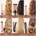 5 in 1 Wand Curling Iron Set - Kinked Curls Flat Iron & 3 Ceramic Barrels - Fast Heat Rose Gold Hair Waver Curler - Buy Online on GoSupps.com