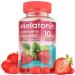 Melatonin Gummies - 10 mg Dietary Supplement - Strawberry Flavored - 120 Vegan Gummies - by NextGenU 1 Count (Pack of 120)
