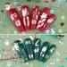 24 Sheets Christmas Nail Stickers Christmas Nail Art Stickers Decals Self-Adhesive 3D Snowflakes Santa Claus Christmas Trees Snowmen Patterns for Christmas Nail Decorations - Buy Online on GoSupps.com