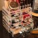 Cq acrylic Clear Makeup Organizer Set - Stackable Storage Case with 7 Drawers for Beauty Skincare, Jewelry and Hair Accessories - Medium Size, Set of 3 - Buy Online on GoSupps.com