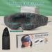 3D Sleep Mask for Men & Women | Light-Blocking Eye Mask for Travel & Sleep | Adjustable Soft Black Sleeping Mask - Buy Online on GoSupps.com