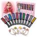 Magicat Premium Hair Chalk for Kids Set - 10pc Temporary Hair Color for Kids, 5 Hair Ties - Hair Chalk Comb For Girls - Birthday, Christmas, Halloween, Party Gift - Washable Hair Dye Kids