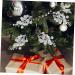 Christmas Decorations 20 Pcs Christmas Imitation Berries Christmas Winter Berries Bunch Xmas Glitter Berry Stems Christmas Tree Artificial Berry Christmas Decor Pine Garl Silverx2pcs 19X5X5CMx2pcs - Buy Online on GoSupps.com