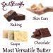 100% Pure Raw Cocoa Butter 1 lb. Bar - Unrefined Food Grade for Chocolate Soap Lip Balm & DIY Body Butters - Premium Arriba Nacional Cacao - Buy Online on GoSupps.com