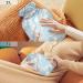 Hot Water Bottle 2L with Cover - Light Blue Marble | Pain Relief for Hands & Feet - Winter Warmer - Buy Online on GoSupps.com
