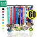 Black Steel Sports Medal Hanger Rack - Display Award Medals for All Sports | Running Race Medal Holder - BLACK KINGS - Buy Online on GoSupps.com