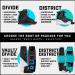 Ronix District Stage 2 Wakeboard Boots 7.5-11.5 White/Black - High Performance Wakeboard Boots - Buy Online on GoSupps.com