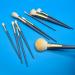 Complete Set of 10 Essential Makeup Brushes for Flawless Foundation Blush Concealer & Eye Shadow International Shipping Available - Buy Online on GoSupps.com