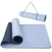 IUGA Yoga Mat Non Slip Textured Surface Eco Friendly Yoga Matt with Carrying Strap, Thick Exercise & Workout Mat for Yoga, Pilates and Fitness (72"x 24"x 6mm) Gray