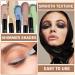 CAHIUYOA 8PCS Shimmer Eyeshadow Stick Set - Soft Cream Glitter Eye Shadow Pencils in Pearl White Black Gray Silver Khaki Purple Blue Golden Brown for Flawless Eye Makeup - Buy Online on GoSupps.com