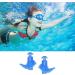 Silicone Screw Earplugs - Comfortable Silicone Unique Design Earplugs | Easy to Store Shampoo Bath Diving Earplugs Znet-au - Buy Online on GoSupps.com